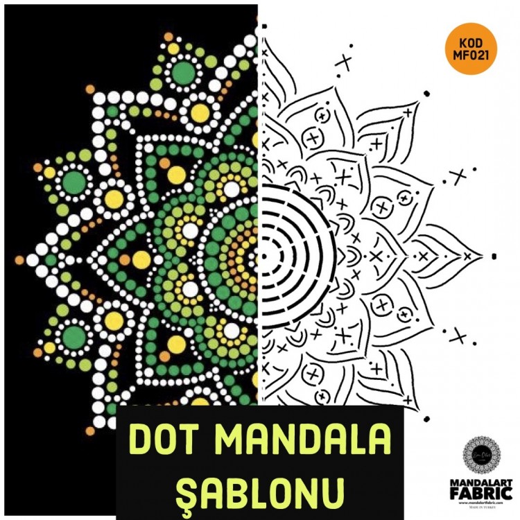 mandala şablon, flower desen mandala