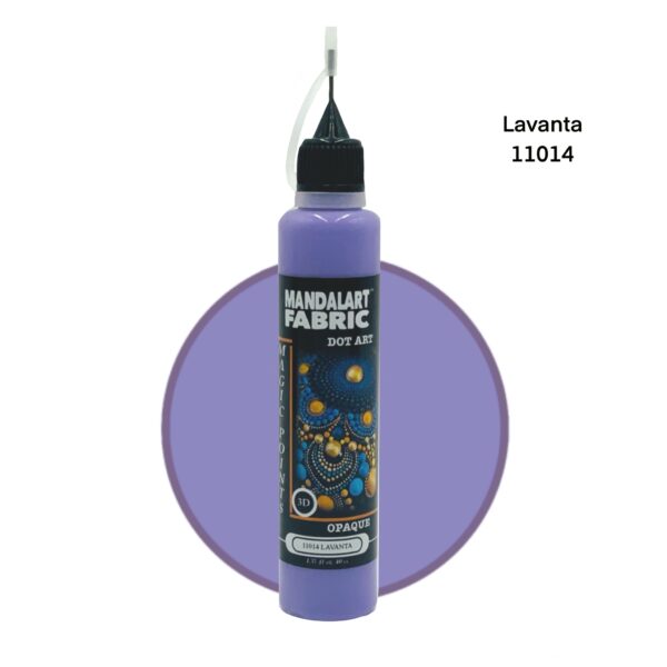 Dot Mandala Lavanta Akrilik Boya, Dot Art Magic Points, 40 cc, Özel Şişesinde Dilediğiniz Boyutta Noktalar