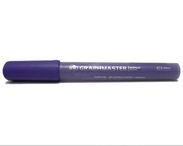 Akrilik Kalem Sapphire, Graphmaster 1 mm, 2-3 mm, 7 mm Uç Seçenekleriyle, Her Zeminde Kullanabileceğiniz Akrilik Kalem