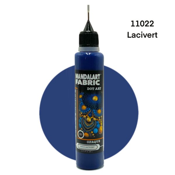 dot-art-lacivert-11022 Dot Mandala Lacivert Akrilik Boya, Dot Art Magic Points, 40 cc, Özel Şişesinde Dilediğiniz Boyutta Noktalar
