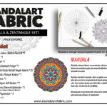 Mandala ve Zentangle Seti, Profesyonel Set, 36 Parça, Craft Çantasıyla Beraber