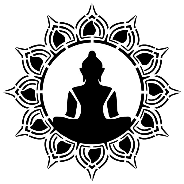 Buda Mandala Şablon, 4 Farklı Boyut Seçeneğiyle