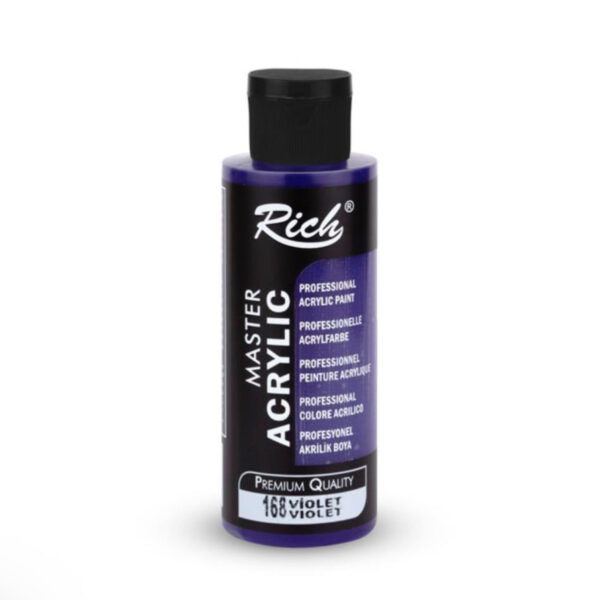 Rich Violet Akrilik Boya, 168 Mastermix, 120 cc