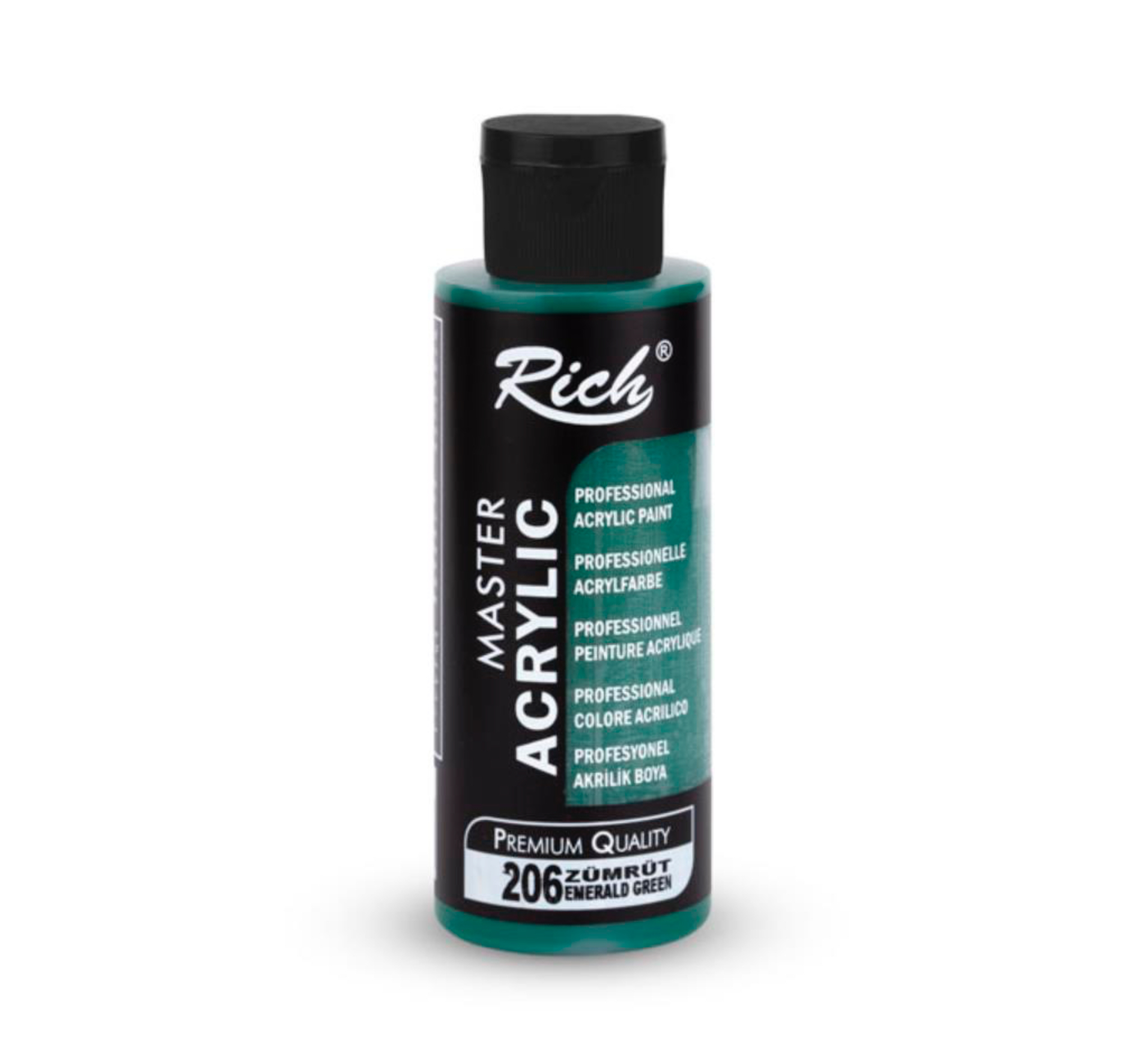 Rich Zümrüt Akrilik Boya, 206 Mastermix, 120 cc