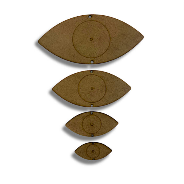 Göz Ahşap Zemin, 4'lü Set, Boyanabilir Zemin