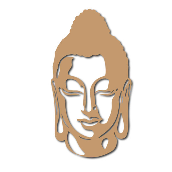 Buda Face Ahşap Lazer Kesim, M10248, Boyut Seçenekleriyle