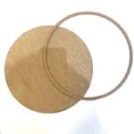 Boyanabilir Ham Ahşap Çerçeve, 8 mm, Yuvarlak Kesim, Tüm Boyut Seçenekleriyle - Görsel 3