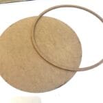 Boyanabilir Ham Ahşap Çerçeve, 8 mm, Yuvarlak Kesim, Tüm Boyut Seçenekleriyle - Görsel 4