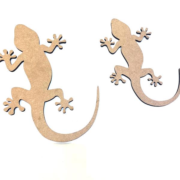 Kertenkele Ahşap Lazer Kesim, 6 mm, M10300, Boyut Seçenekleriyle