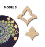 Ahşap Desen Şablonu, Model 5, 28 Parça Farklı Boyut
