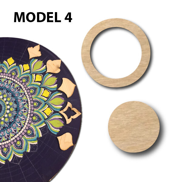 Ahşap Desen Şablonu, 28 Parça Farklı Boyut, Model 4