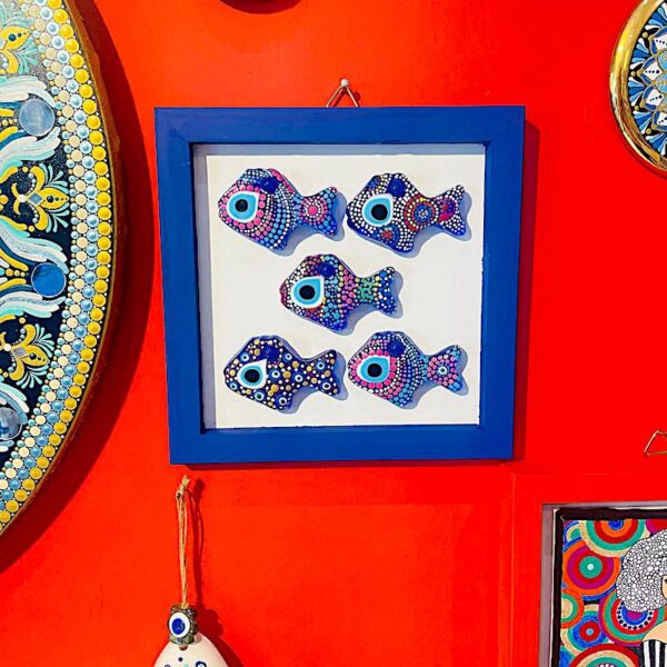 Balık Tablo, Bereket Tablosu, Cam Yapımı, MFB78