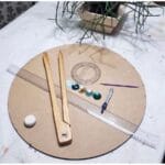 Yuvarlak Ahşap Zemin 5'li Paket, 30 cm, 3 mm Mdf, Pürüzsüz, Daire Zeminler - Görsel 2