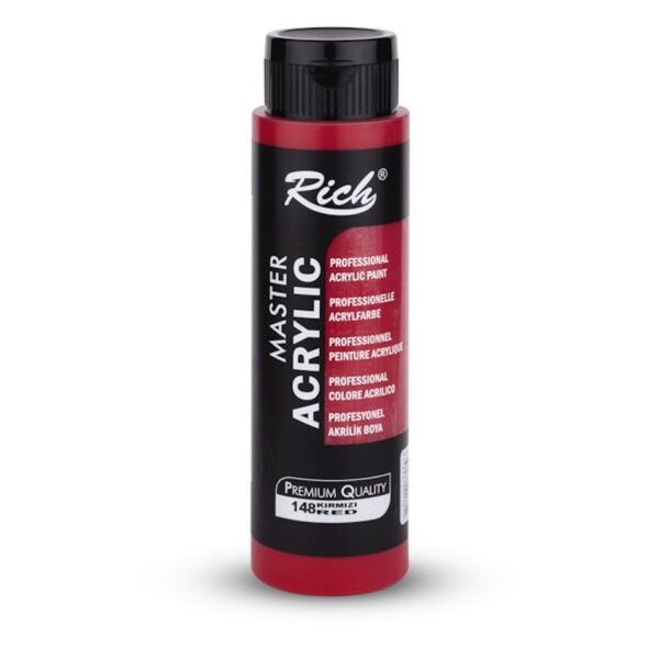Rich Kırmızı Akrilik Boya, 148 Mastermix, 500 Ml
